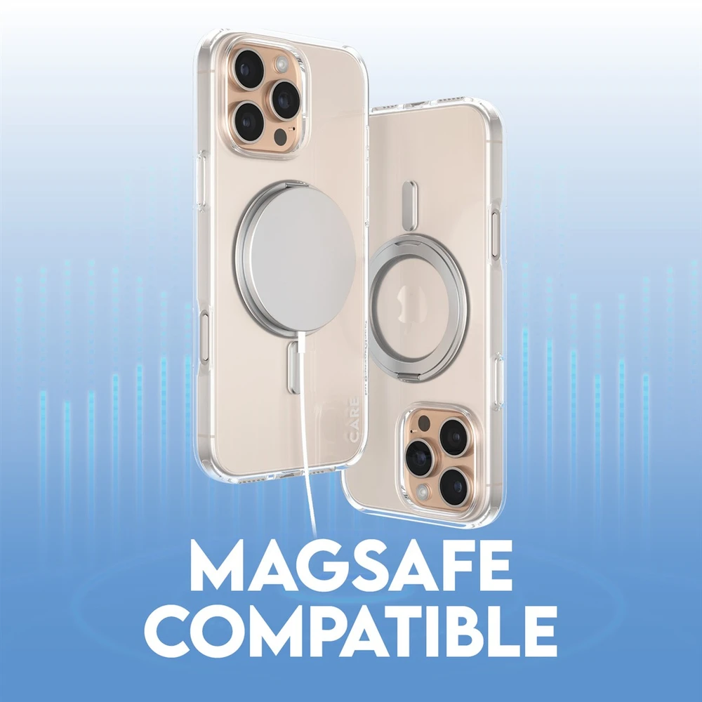 Panzer Glass CARE by PanzerGlass Feature Kickstand Apple iPhone 16 Pro Max 6.9" sidabrinis/sidabrinis MagSafe 1328