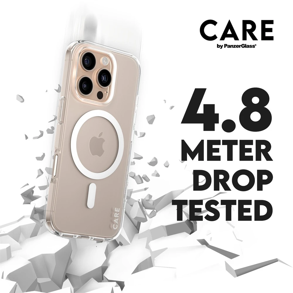 Panzer Glass CARE by PanzerGlass Flagship Apple iPhone 16 Pro 6.3"" dėklas telefonui juodos spalvos MagSafe 1346