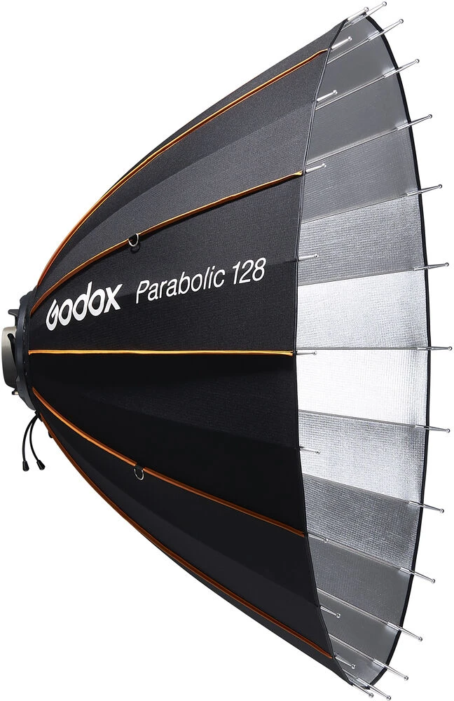 Parabolinis šviesos reflektorius - Godox 128 cm 24 strypų pilkas