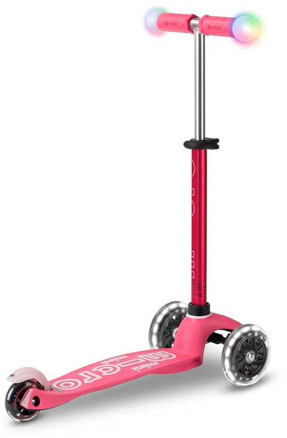 Vaikiškas paspirtukas Micro Deluxe Magic, rožinis