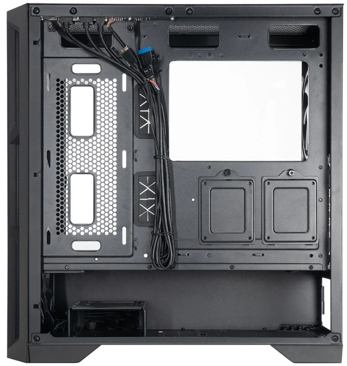 PC Korpusas - Chieftec GA-01B-L-OP APEX LUMO Midi Tower, RGB, Grūdintas Stiklas, Juodas