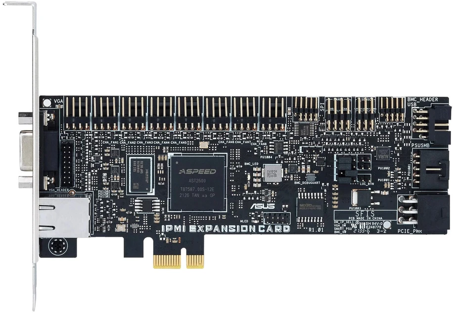 ASUS IPMI EXPANSION CORDER-SI sąsajos plokštės / adapteris Vidinis RJ-45, VGA