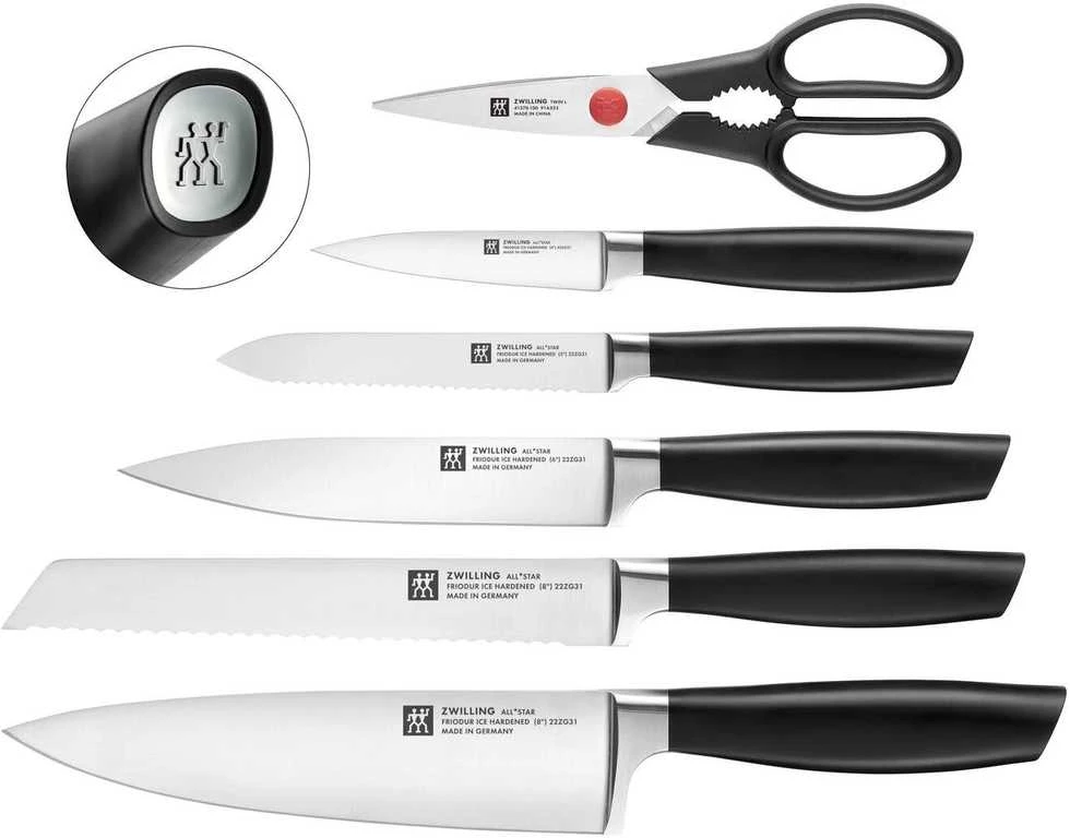 5-ių peilių rinkinys bloke Zwilling All * Star 33780-500-0