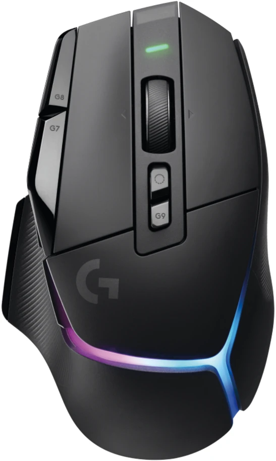 Logitech G502 X Plus belaidė RGB žaidimų pelė, juodos spalvos