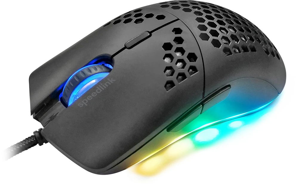 Pelė žaidimams - Speedlink SKELL SL-680020-BK, Juoda, 5 Mygtukai, 800–4 200 DPI, 1 000 Hz, USB-A, Juoda