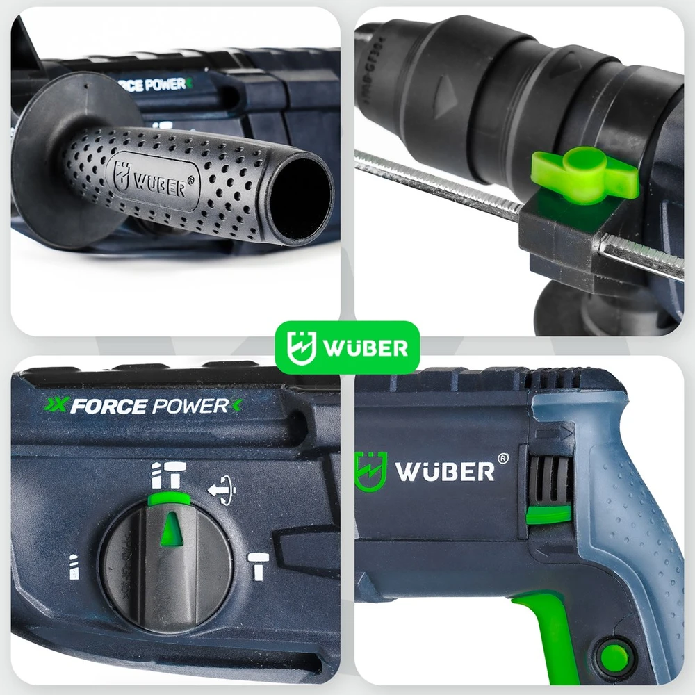 Gręžtuvas-perforatorius WUBER WR-RH-2500
