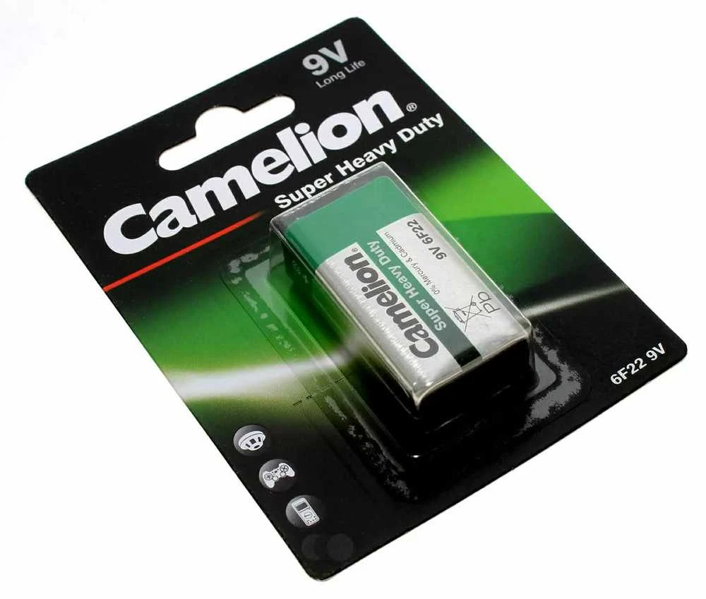 Camelion | 6F22-BP1G | 9V/6F22 | Super Heavy Duty | 1 vnt.