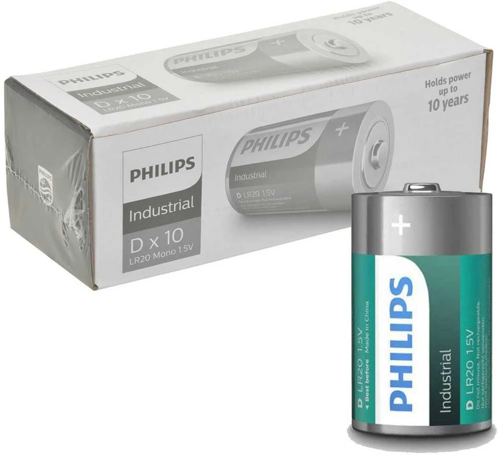 Philips D baterijos su pakuote