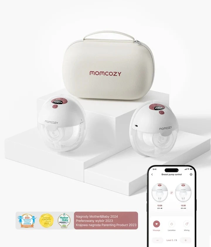 MOMCOZY M5 – nešiojamas Pientraukis, dvigubas Pientraukis,