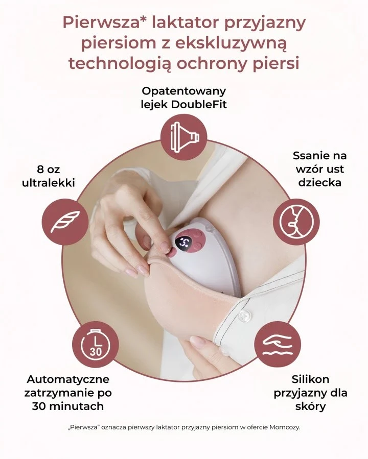 MOMCOZY M5 – nešiojamas Pientraukis, dvigubas Pientraukis,
