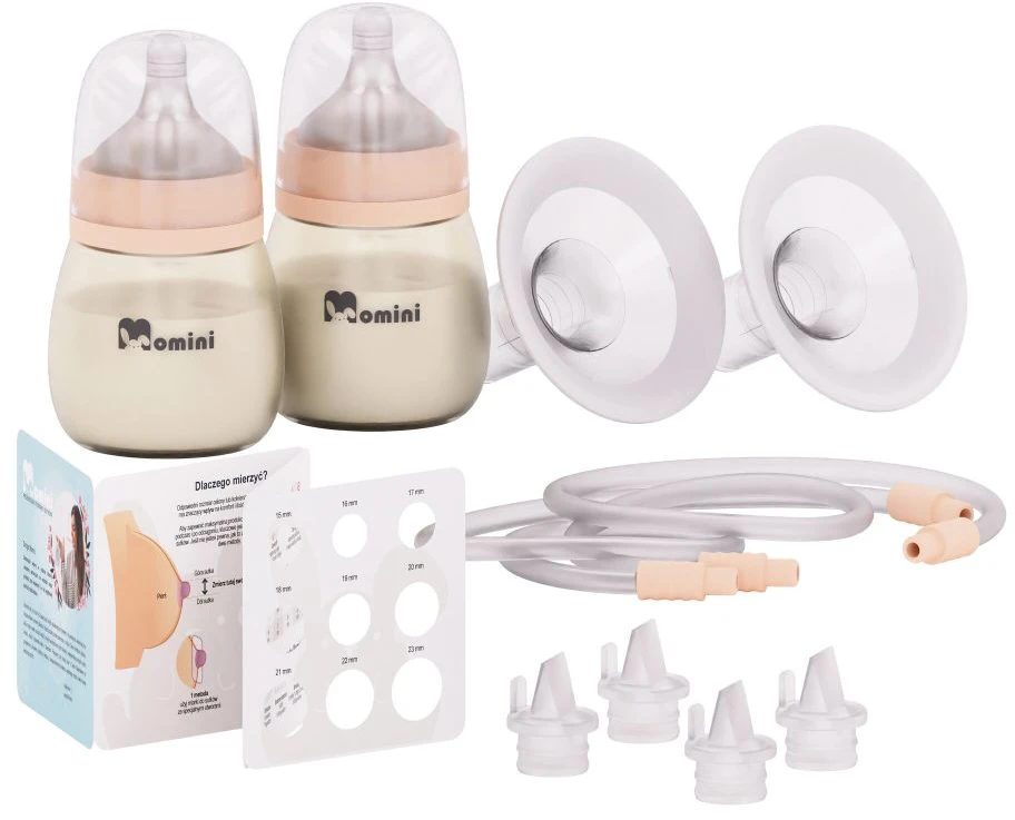 Momini MilkySilky belaidis dvigubas elektrinis pientraukis