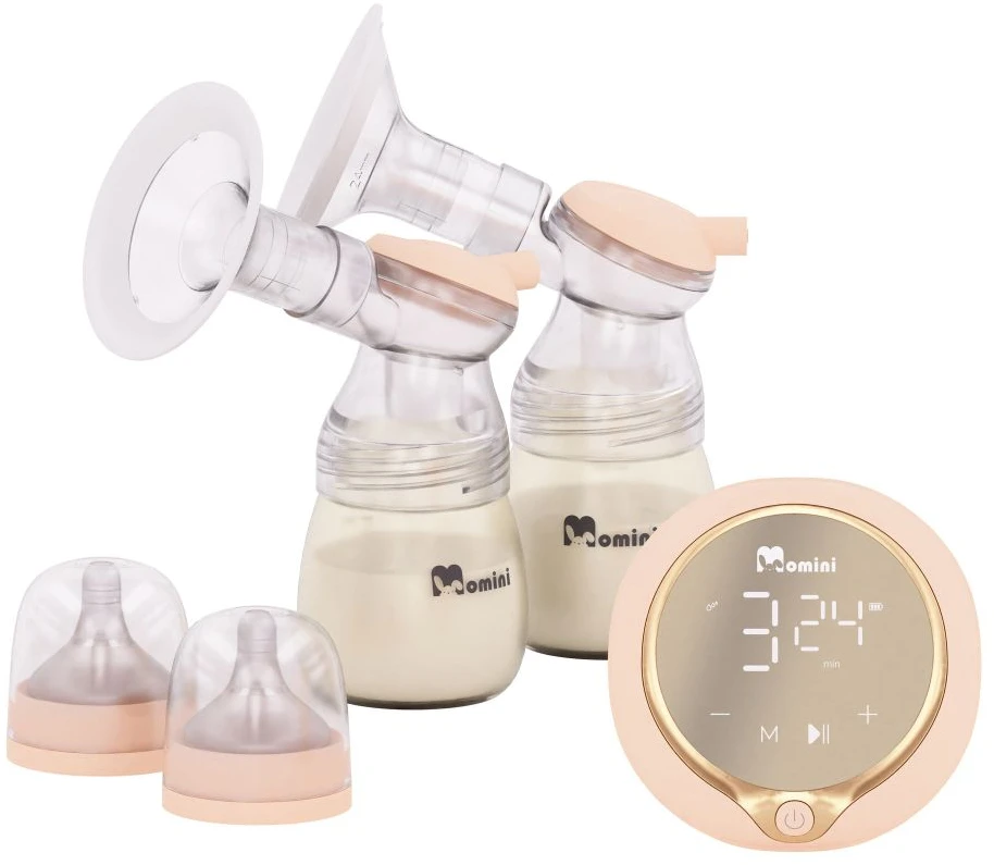 Momini MilkySilky belaidis dvigubas elektrinis pientraukis