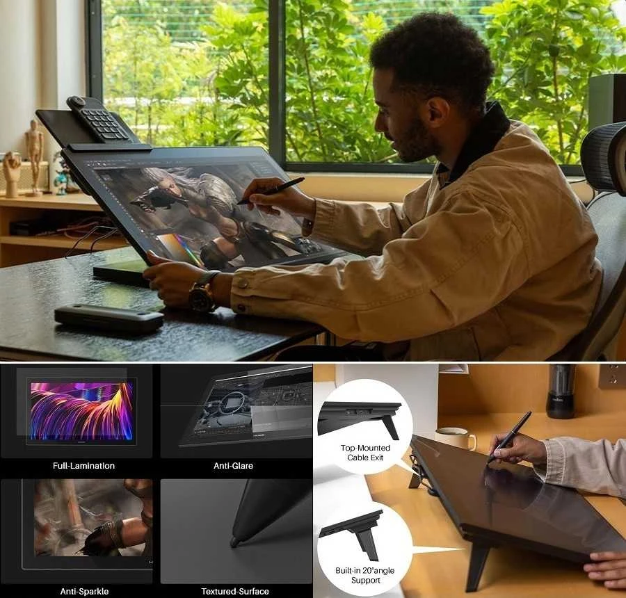 Grafinė planšetė HUION Kamvas Pro 27