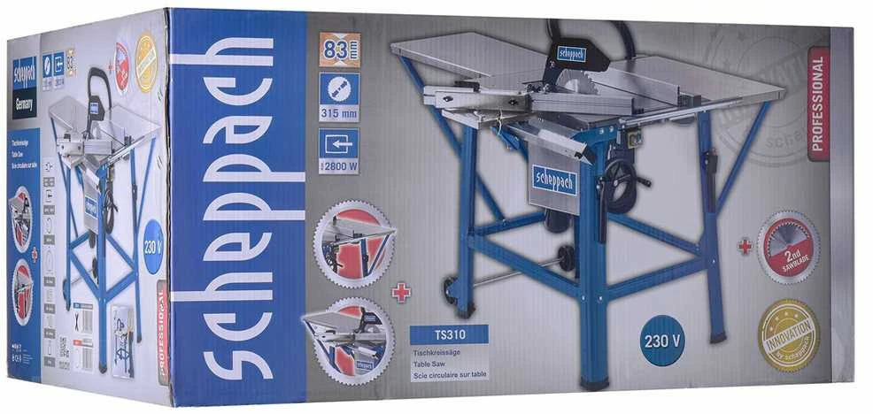 Staklės diskinio pjovimo TS310 230V, Scheppach