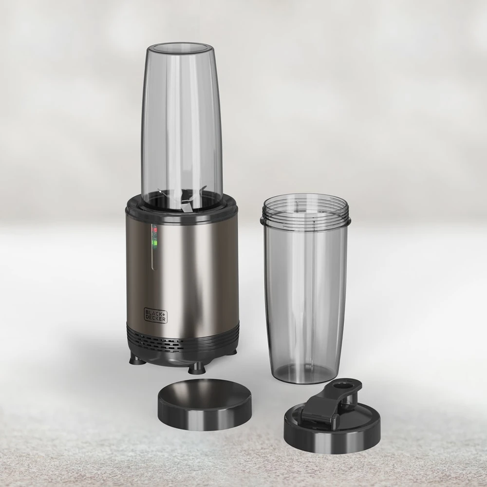 juodas+decker Juodas & Decker BXJBA1203E 1000 W hand plakiklis + 2 bottles + 2 lids