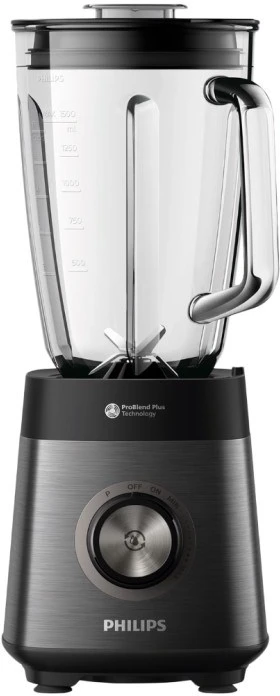 Philips Maišytuvas | HR3030/00 | Stalviršis | 1200 W | Stiklainio medžiaga Stiklas | Stiklainio talpa 2 L | Ledo smulkinimas | Juodas