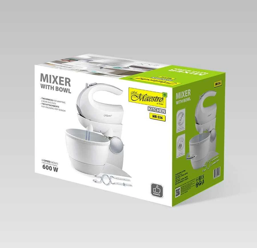 Plakiklis Maestro MR556 Virtuvinis kombainas 600 W Baltas