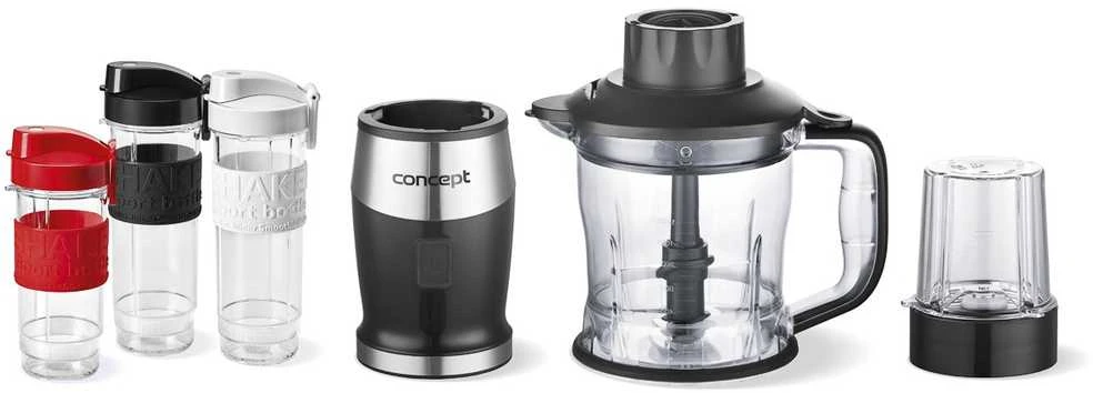 Concept SM3390 plakiklis 1.2 L Immersion plakiklis 700 W Juodas, Nerūdijantis plienas