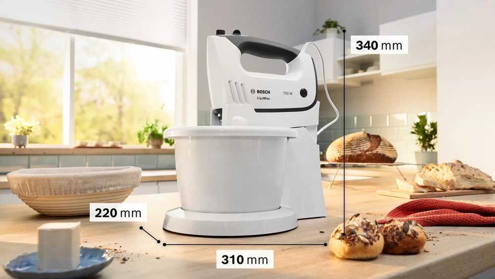 Plakiklis Bosch ErgoMixx MFQ37490 balta
