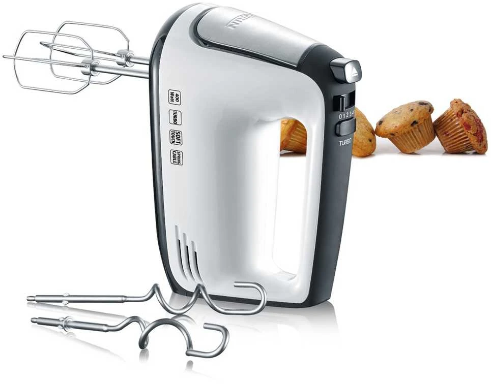 Plakiklis Severin HM 3830 mixer Hand mixer 400 W Baltas