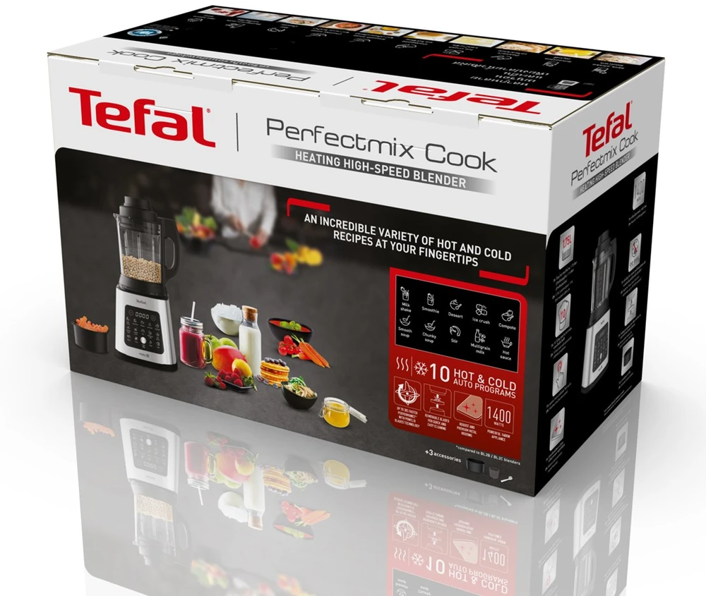 Kokteilinė Tefal Perfectmix Cook BL83SD30 | sidabrinės/juodos spalvos