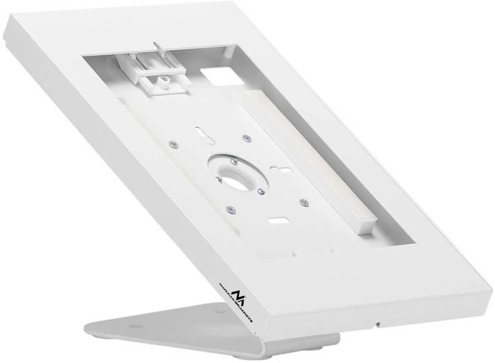 Planšetinio Kompiuterio Laikiklis - Maclean MC-475W Sieninis/Stalo Laikiklis su Užrakto Mechanizmu 9.7"-11" Planšetėms, Baltas