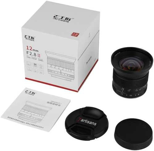 Objektyvas Platus kampas - 7Artisans 12mm F2.8 II Nikon Z 121° F2.8 0.18m
