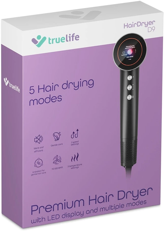 TrueLife plaukų džiovintuvas D9