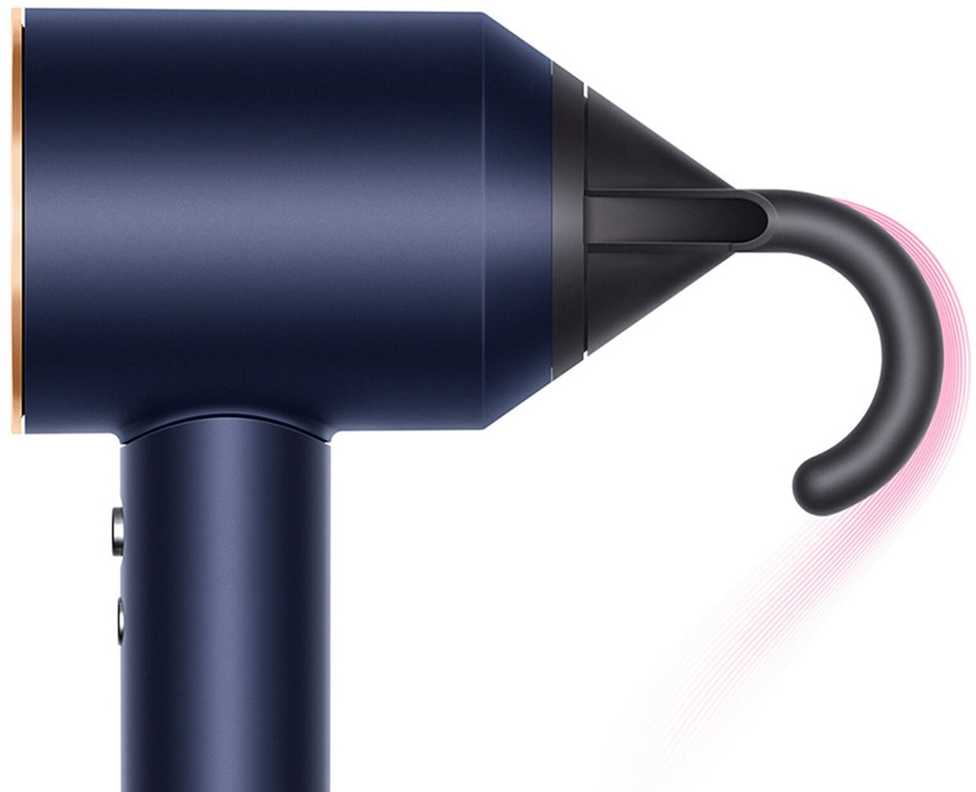 Plaukų džiovintuvas Dyson Supersonic HD07 Curly + Coily, Mėlynos ir vario spalvos
