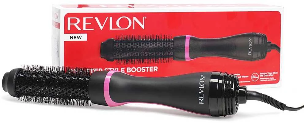 Plaukų Džiovintuvas ir Garbanojimo Prietaisas Revlon - 3 Temperatūros Lygiai, Juodas/Rožinis
