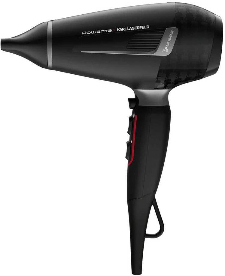 Karl Lagerfeld Plaukų Džiovintuvas - Rowenta K/Pro CV888L 2200 W, Juodas