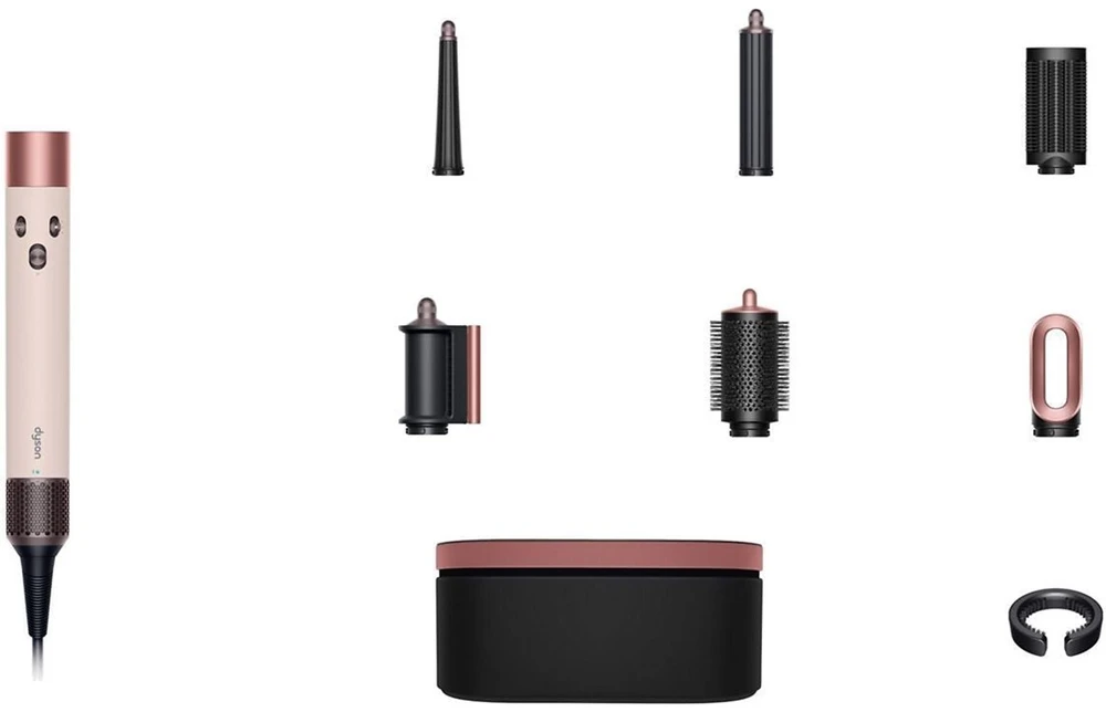 Dyson Airwrap ID T1/T2, rožinės keramikos ir rausvo aukso spalvos
