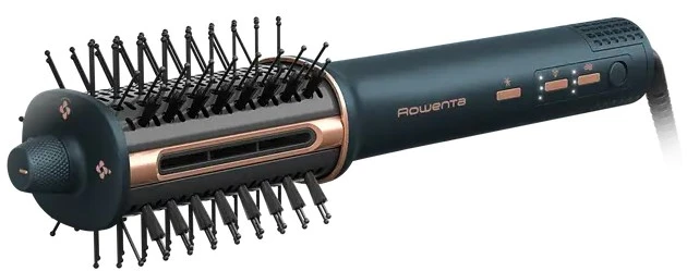 Rowenta Hair straightening brush/plaukų džiovintuvas | UB9720E0 | Ion conditioning | Number of heating levels 3 | 1100 W | Mėlyna/Copper