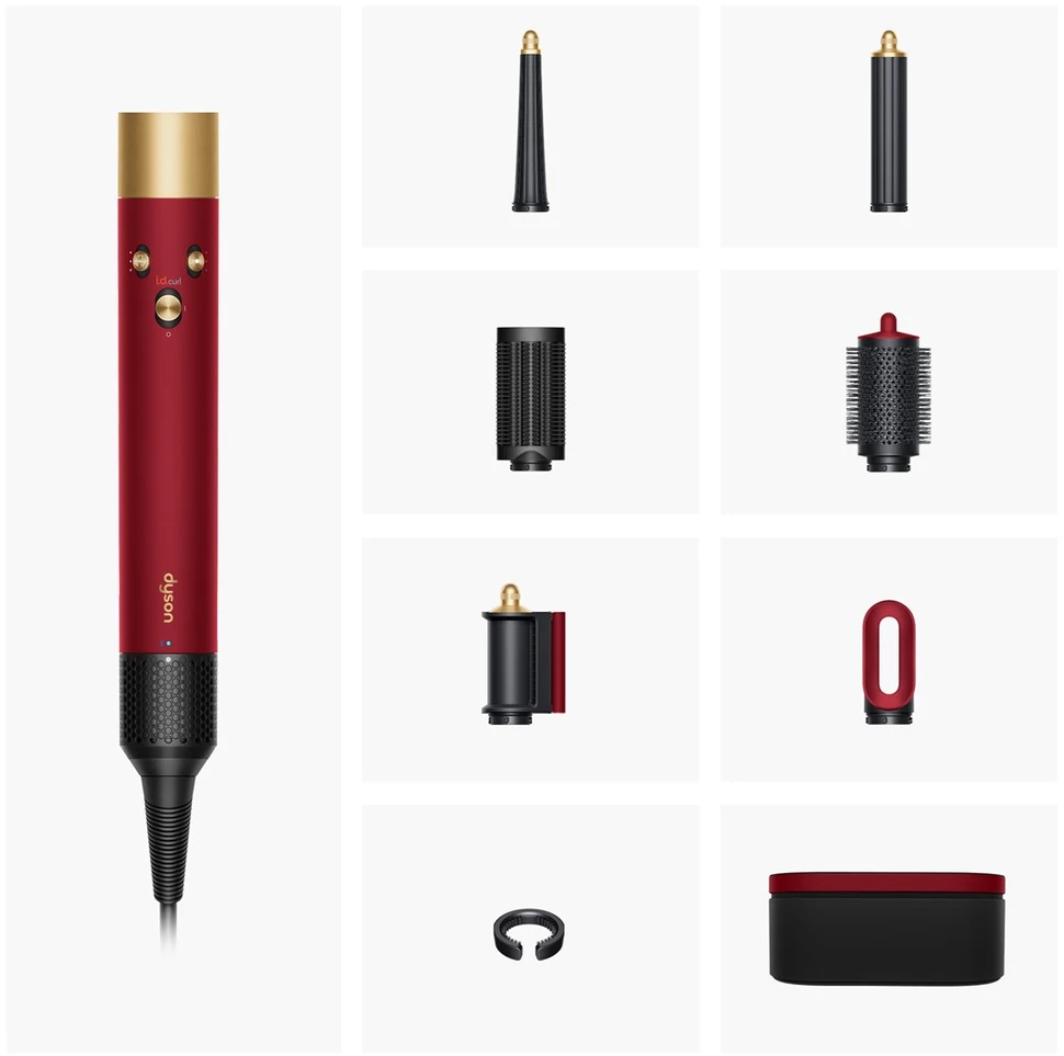 DYSON HS08 AIRWRAP i.d. plaukų formavimo prietaisas, red velvet/gold