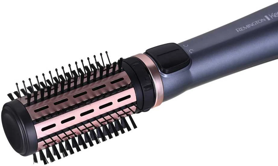 Remington Keratin Protect Rotating Air Styler | AS8810 | Keraminė šildymo sistema | Šildymo lygių skaičius 2 | 100 W | Pilkas/Juodas