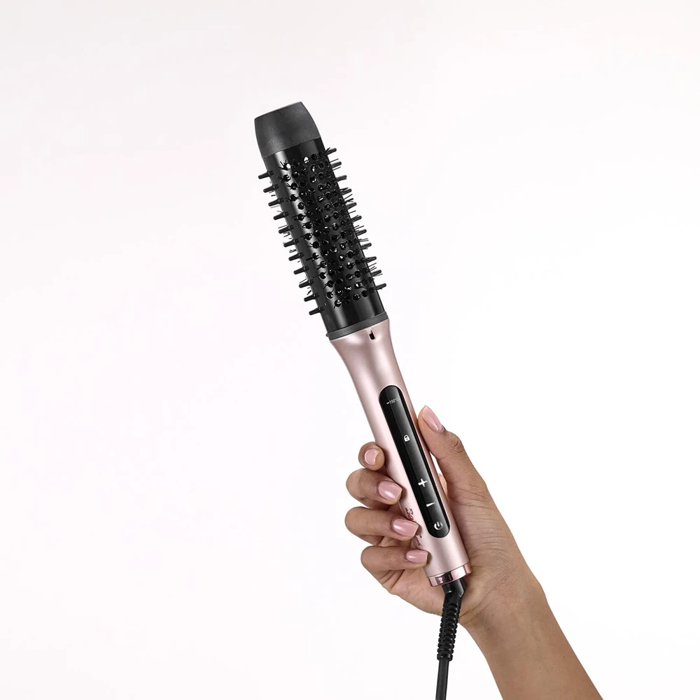 BaByliss HSB200E plaukų formavimo įrankis Garbanojimo šepetys Šiltas Rožinė 96 W 1.8 m