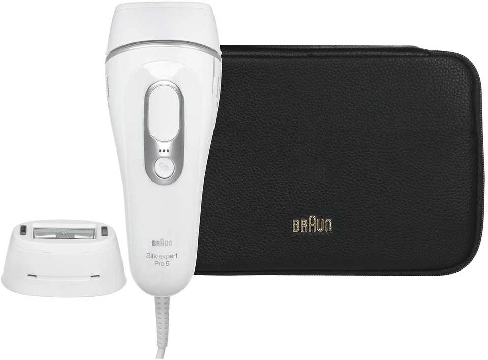 Braun Silk-expert Pro 5 PL5145 IPL balta ir-sidabrinė