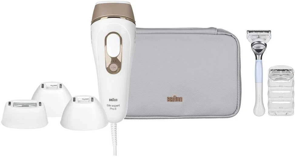 Plaukų Šalinimo Prietaisas - Braun Silk-Expert Pro PL5356 IPL Auksas/Balta