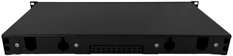 „a-lan Alantec 12xSC simplex / 12xLC duplex“ 19" 1U teleskopinė šviesolaidinė komutacinė panelė su tvirtinimo priedais