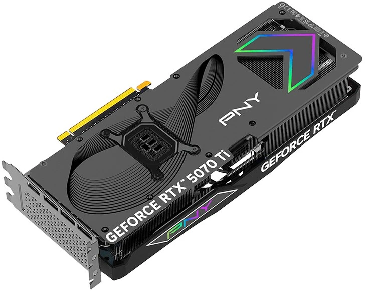 PNY GeForce RTX 5070 Ti ARGB EPIC-X RGB™ Triple Fan 16GB OC DLSS 5 vaizdo plokštė