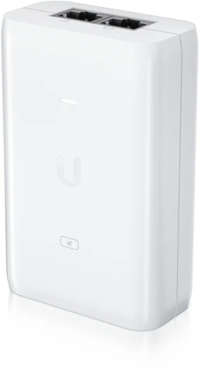 PoE Purkštuvas - Ubiquiti U-POE-AT 30 W 48 V Gigabit Ethernet 802.3at Baltas