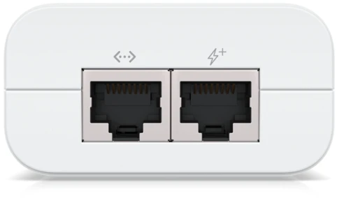 PoE Purkštuvas - Ubiquiti U-POE-AT 30 W 48 V Gigabit Ethernet 802.3at Baltas