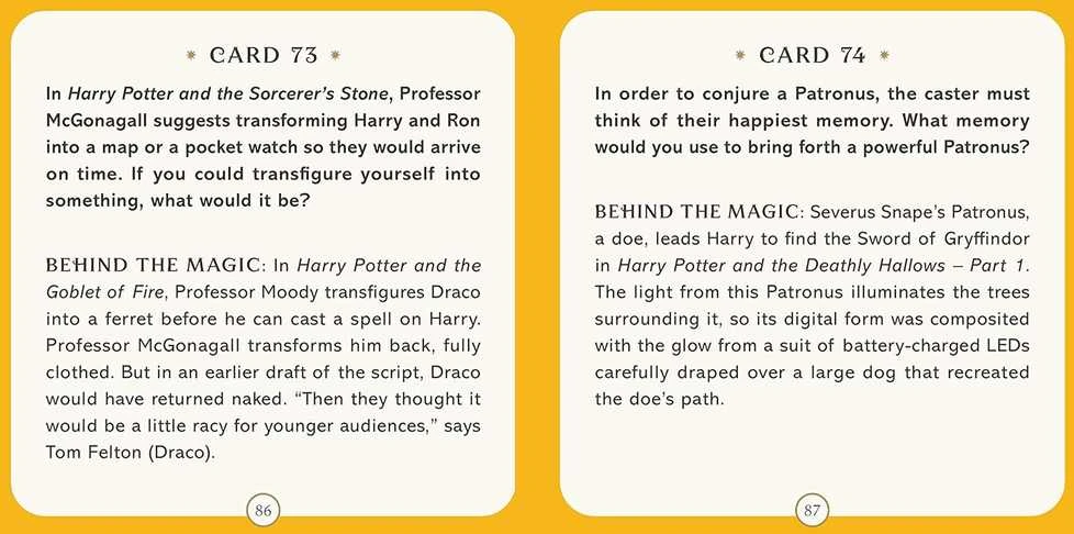 Pokalbių Kortelės - Insight Editions Harry Potter: 125 Magiškų Mintys 8.8 x 14 cm