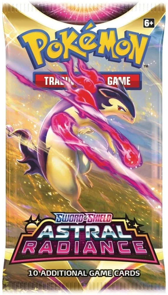 Pokémon Astral Radiance Sylveon blister rinkinys, 3 booster pakeliai