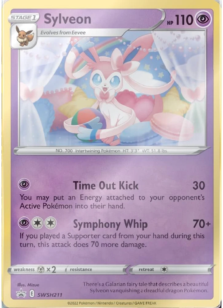 Pokémon Astral Radiance Sylveon blister rinkinys, 3 booster pakeliai
