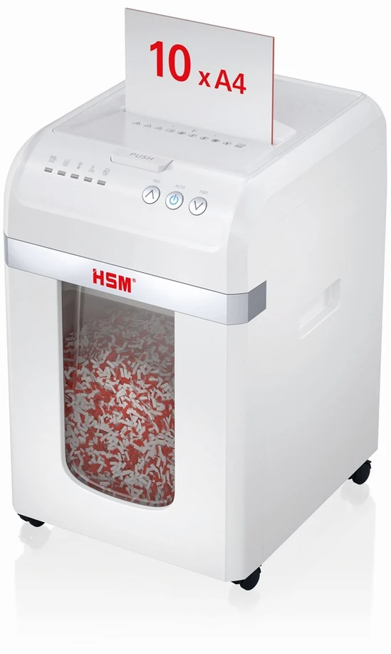 HSM Autofeed X200 dokumentų smulkintuvas su automatiniu tiektuvu, 30 l, P4, 4 x 12 mm
