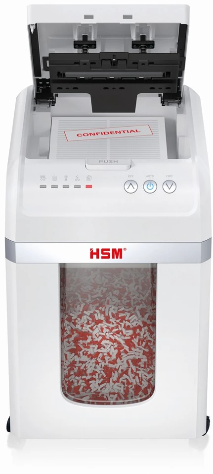 HSM Autofeed X200 dokumentų smulkintuvas su automatiniu tiektuvu, 30 l, P4, 4 x 12 mm