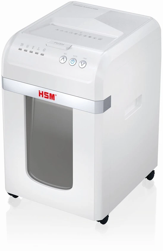 HSM Autofeed X200 dokumentų smulkintuvas su automatiniu tiektuvu, 30 l, P4, 4 x 12 mm