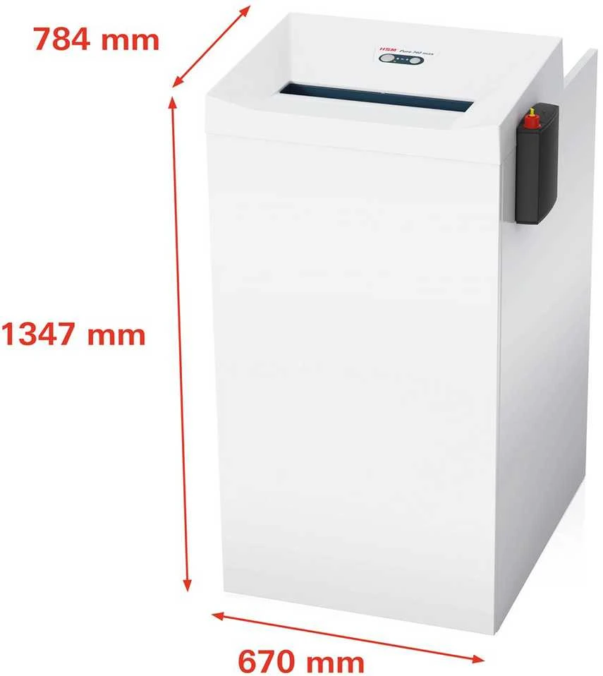 Popieriaus smulkintuvas - HSM Pure 740 Max 240L, 4,5x30 mm