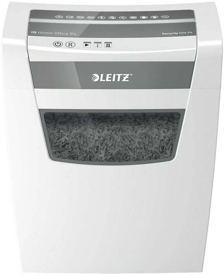 Rexel Dokumentų naikiklis LEITZ IQ Home Office, P4, 23L, 4x28mm, 10 lapų